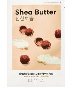 Missha Airy Fit Sheet Mask Shea Butter - Hydratační pleťová maska Духи и косметика