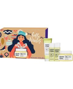 Holika Holika Good Cera Super Ceramide zestaw nawilżający krem do twarzy 60 ml + nawilżający krem do twarzy 20 ml + nawilżająca emulsja 20 ml + tonik do twarzy 20 ml Духи и косметика