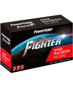 Power Color PowerColor AMD Radeon RX 6800 Fighter OC 16GB GDDR6 Grafiskās video kartes