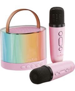 Maxlife MXKS-200 Bluetooth Karaoke Skaļrunis Rozā Krāsā Bezvadu skaļruņi