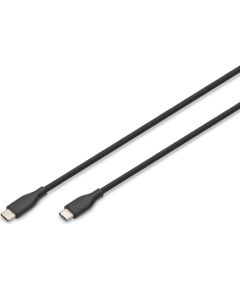 Digitus Silicone connection cable, 0.5 m AK-300341-005-S USB-C to USB-C Data USB kabeļi
