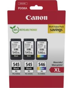 Canon PG-545XL/CL-546XL (8286B013) Ink Cartridge Multipack, BK/CMY Lāzerprinteru izejmateriāli
