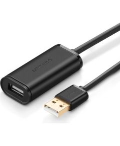 Extension cable with amplifier USB A plug - A socket 10m black US121 UGREEN Jaunumi - Datori