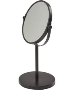 Aquanova spogulis Beau, d=195 mm, h=330, 3x palielina, melns Vannas istabas spoguļi