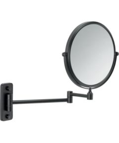 Gedy spogulis Gaia, d=180 mm, 3x palielina, pie sienas, matēts melns Vannas istabas spoguļi