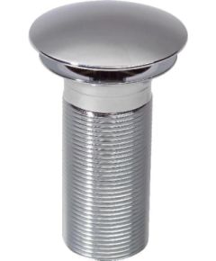 Wirquin izplūde ar dekoratīvo vāciņu, 1¼ , h=100 mm, hromēts misiņš Sifoni