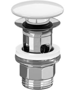 Villeroy & Boch izlietnes push-open izplūde ar baltu keramisko vāciņu Sifoni