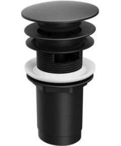 Ravak izplūde ar dekoratīvo vāciņu, melna Sifoni