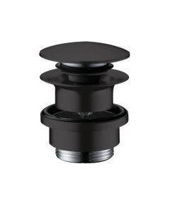 Hansgrohe izlietnes/bidē izplūde push-open, matēta melna Sifoni