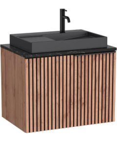 Roca izlietnes un skapīša komplekts Horizon, 719x484 mm, h=560 mm, 1A, melns Izlietnes skapis, plaukts