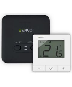 Engo Wi-Fi bezvadu termostats E20i-W, 230V, balts Silto grīdu sistēmas