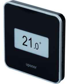 Uponor Smatrix Wave termostats D+RH T-169, melns Silto grīdu sistēmas