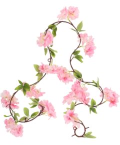 Mākslīgā augu virtene FLOWERLY 1,8m zieds, rozā Jaunumi, mēbeles, māja