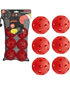 PIŁKA UNIHOC MECZOWA CZERWONA ENERO 6SZT Jaunumi - Sports