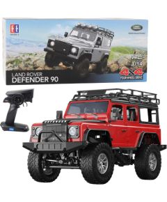 Remote Controlled Off-Road Vehicle RC Land Rover Defender 90 Red 1:14 Радиоуправляемые Игрушки