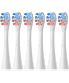 Oclean Delicate Care Brush Head 6 pcs P3K1 W06 White Uzgaļi elektriskajām zobu birstēm