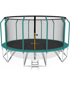 Funfit Trampolina ogrodowa dla dzieci 374cm z siatką zewnętrzną i drabinką Велосипеды
