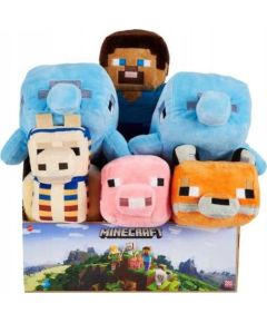 Mattel MINECRAFT PLUSZ PODSTAWOWY 20CM AST HBN39 DISP6 Mīkstās rotaļlietas