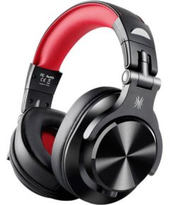 Oneodio A71 Wired Headphones (Black and Red) Austiņas