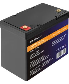 Qoltec litija Akumulators LiFePO4 12.8V | 50Ah | 640Wh| BMS UPS стабилизаторы напряжения