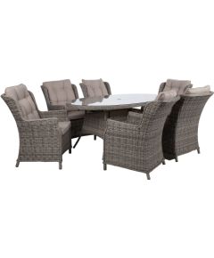 Garden furniture set TRENTO table and 6 chairs Dārza galdi