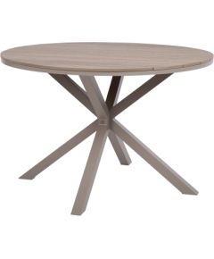 Table PORTO D111,5xH73cm, beige/grey Dārza galdi
