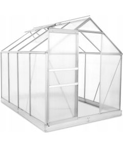 Funfit Szklarnia Ogrodowa Poliwęglanowa 250 cm x 190 cm x 195 cm - 4,75 m2 Новинки Для дома и сада 