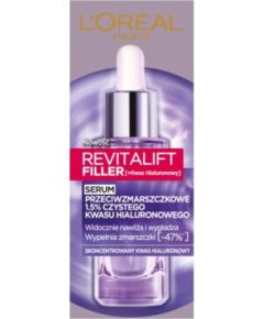L'oreal Paris L'oreal Revitalift Filler Anti-wrinkle Serum 5 % pure hyaluronic acid 30 ml Jaunumi - Audio-Video