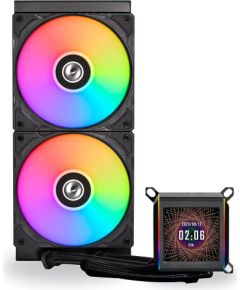 Lian Li GALAHAD II LCD 280 AIO, ARGB - black Procesoru dzesēšana