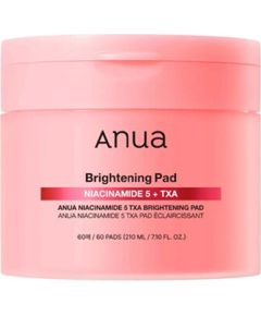 Anua Niacinamide 5 Txa Brighteining Pad - Rozjasňující tampony ( 60 ks ) Ķermeņa kosmētika