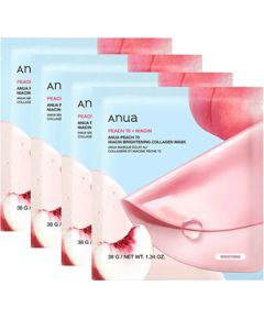 Anua Niacin Brightening Collagen Mask Set - Sada pleťových masek 38.0g Косметика для тела