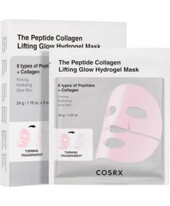 Cosrx Lifting Glow Hydrogel Mask Trio - Sada pleťových masek 34.0g Ķermeņa kosmētika