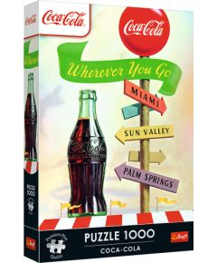 TREFL Premium Plus Пазл Coca-Cola: куда бы ты ни пошёл, 1000 шт. Пазлы