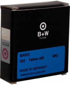Filtr B+W Filtr żółty B+W Basic 022 Yellow MRC 1102636 43mm Statīvi un piederumi