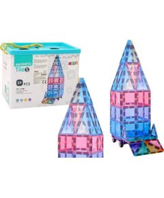 Leantoys Zestaw Klocków Magnetycznych Panele 59el Kolorowe Конструкторы