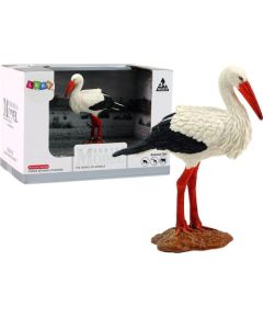 Figurka LeanToys Figurka Kolekcjonerska Bocian Biały Figurka Ptak Figūriņas un varoņi
