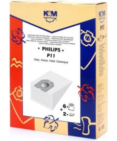 K&M Oдноразовые мешки для пылесосов PHILIPS Oslo (4шт) Фильтры для пылесосов