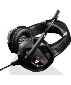 Modecom Volcano MC-859 Bow Spēļu Austiņas ar Mikrofonu / 3.5mm / 2.2m Vads / Melnas Austiņas