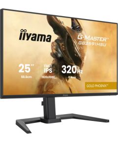Iiyama G-MASTER GB2591HSU-B1 (68.6 cm (24.5 inches), black (matt), FullHD, Fast-IPS, HDMI, DP, USB hub, 320Hz panel) Televizori