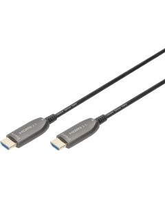 Digitus HDMI AOC Hybrid Fiber Optic Cable, UHD 8K (black, 15 meters) Dažādi vadi