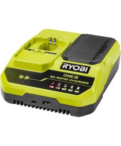 Ryobi 18 V ONE+ battery quick charger RC18180 (green/grey, charging current 8.0A) Новинки Для дома и сада 
