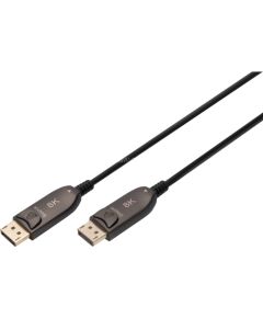 Digitus DisplayPort AOC Hybrid fiber optic cable, UHD 8K (black, 20 meters) Dažādi vadi