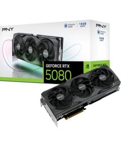 Pny Technologies PNY GeForce RTX 5080 OC, graphics card DLSS 4, 3x DisplayPort, 1x HDMI 2.1 Видеокарты