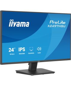 iiyama ProLite X2497HSU-B1, LED monitor - 23.8 - black (matte), FullHD, IPS, HDMI, DP, USB hub, speakers, 120Hz panel LED / LCD мониторы