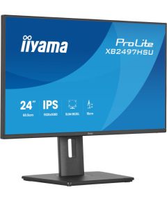 iiyama ProLite XB2497HSU-B1, LED monitor - 23.8 - black (matte), FullHD, IPS, HDMI, DP, USB hub, extended stand, 120Hz panel LED / LCD мониторы