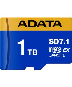 ADATA Premier Extreme microSDXC SD7.1 1 TB, blue/yellow memory card, SD7.1 Express, UHS-I U3, Class 10, V30, Nintendo Switch 2 Ready Jaunumi - Datori
