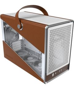 Montech Heritage 30 Pro, Tower Case white/brown, Tempered Glass Datoru korpusi