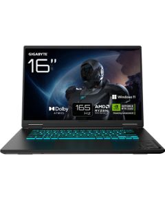 GIGABYTE GAMING A16 3THK3DE894SH, gaming notebook black, AMD Ryzen 7 260, NVIDIA GeForce RTX 5050, 16 GB DDR5, 1 TB (1 TB SSD), Windows 11 Home Ноутбуки