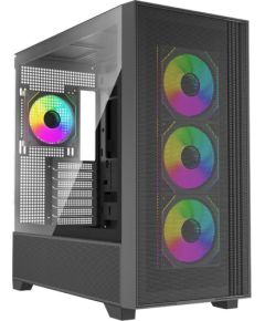 Xilence Flux X916.ARGB, Tower Case, Black, Tempered Glass Корпуса