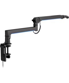 ENDORFY Microphone Mount Broadcast Low Profile RGB Boom Arm Black, for microphones up to 2kg, LED backlighting Jaunumi - Audio-Video